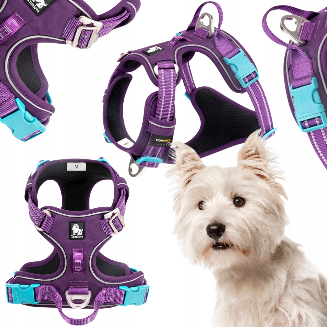 Levně Postroj Pro Psa Easy Walk Truelove Front Line Premium Cordura Fialový