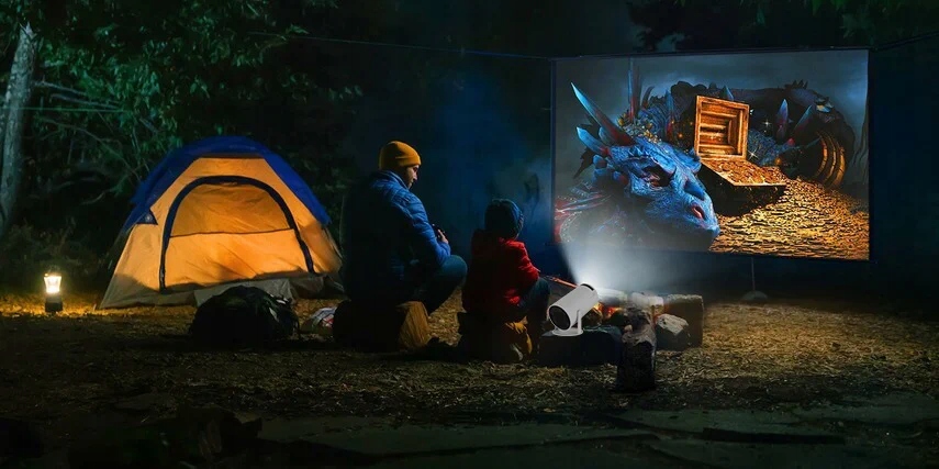 Projektor Extralink ESP-MINI-V2 biały Jasność lampy (ANSI) 200 lm