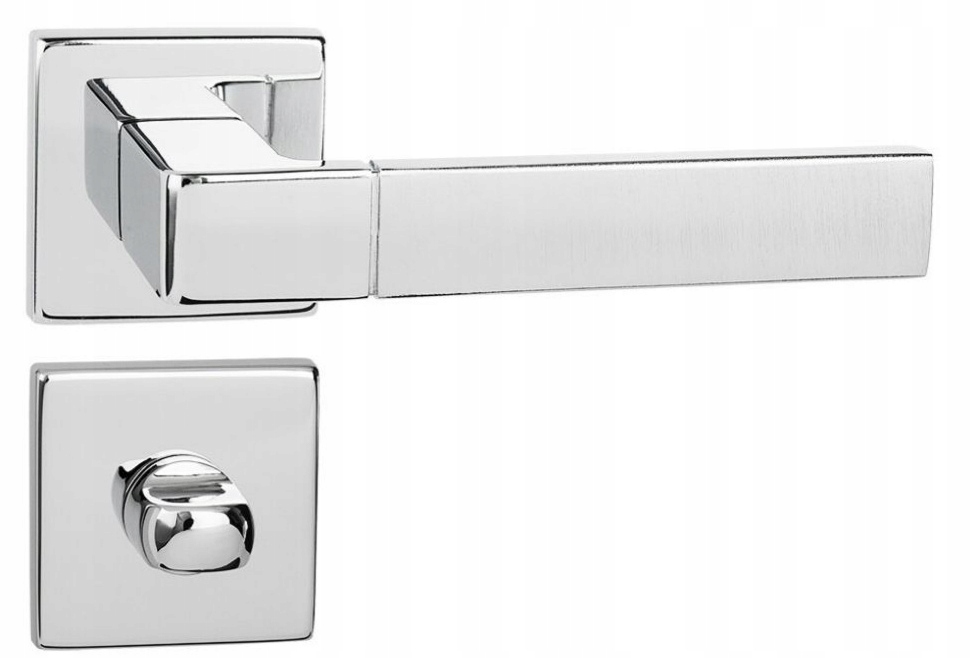 talianska kľučka Spigola Bi Qr Sl chróm/mat+rozety Wc