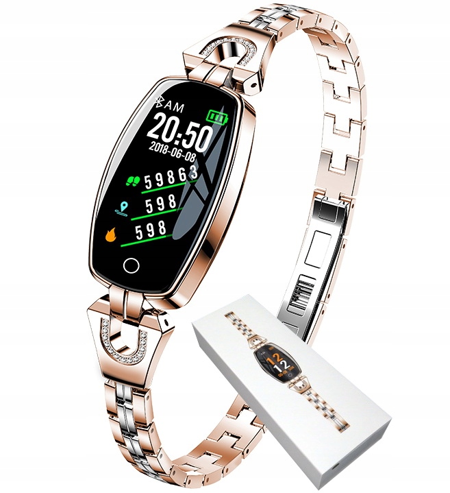 

Zegarek Bransoletka Smartwatch Damski Ciśnienie