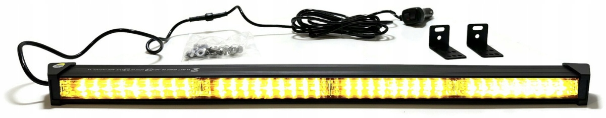 Lightbar Led výstražný pásek stroboskopický blesk 63 cm slim 12V 24V