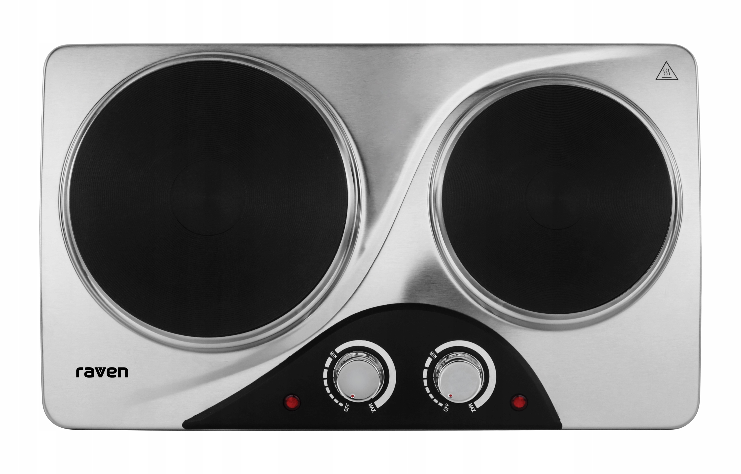 Płyta Nastawna Przenośna Ceramiczna Raven EKEN002 2100W Dwa pola 15/18cm