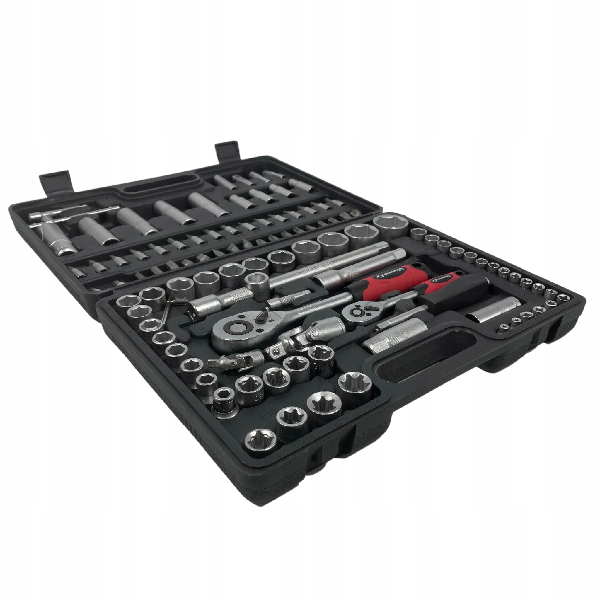 ZESTAW KLUCZY NASADOWYCH KLUCZE NASADOWE 108 EL. Kod producenta ZESTAW KLUCZY 108 CHAMPION ZESTAW INDUKTOR