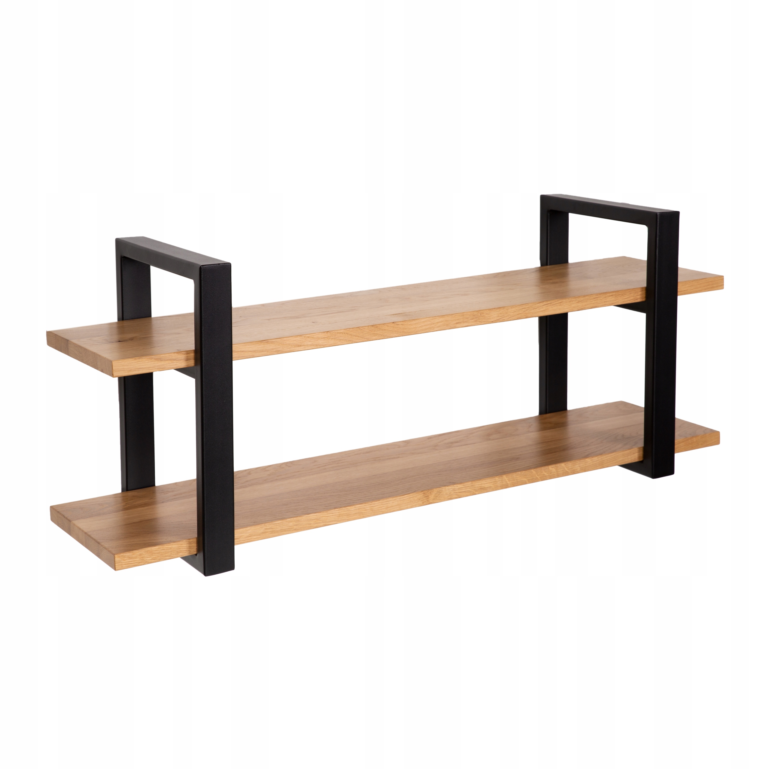 

Półka wisząca ścienna drewniana loft metal dąb
