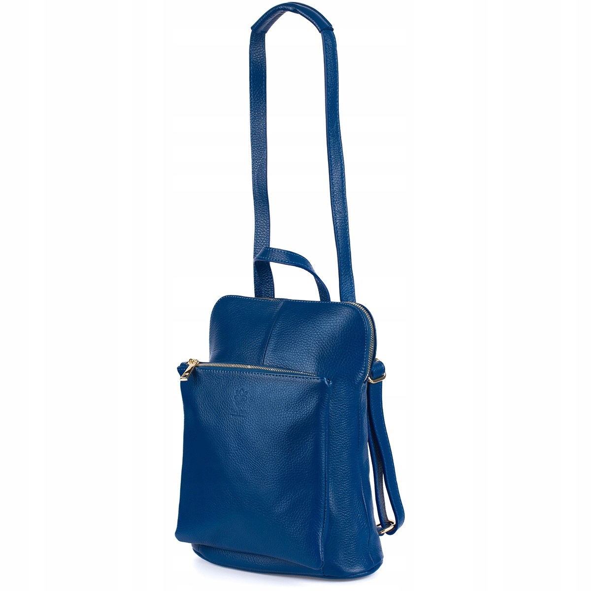 Kožený batoh dámská kabelka 2v1 elegantní A4 italský prostorný klasický