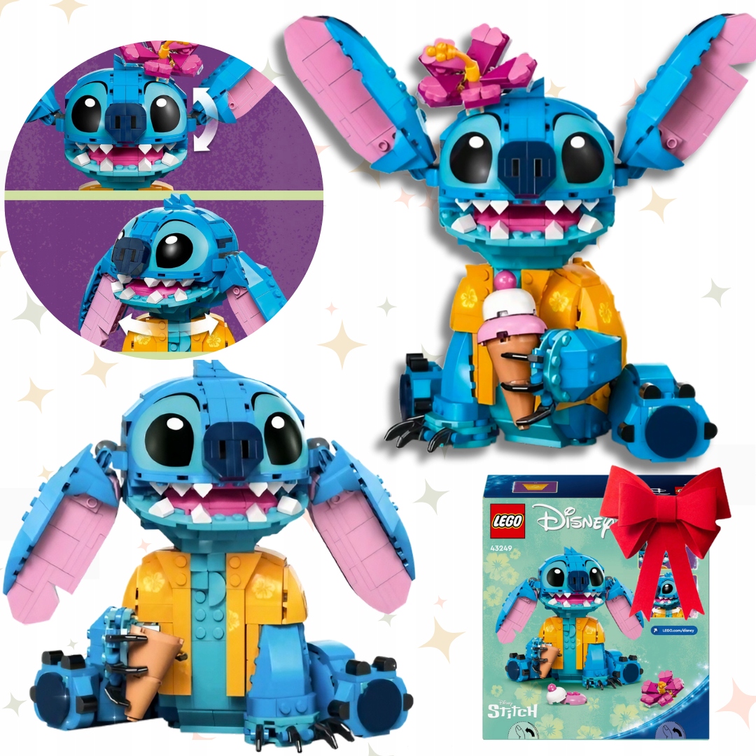 Lego Disney Lilo I Stitch Ruchoma Figurka Klocki Kosmita Animation 43249