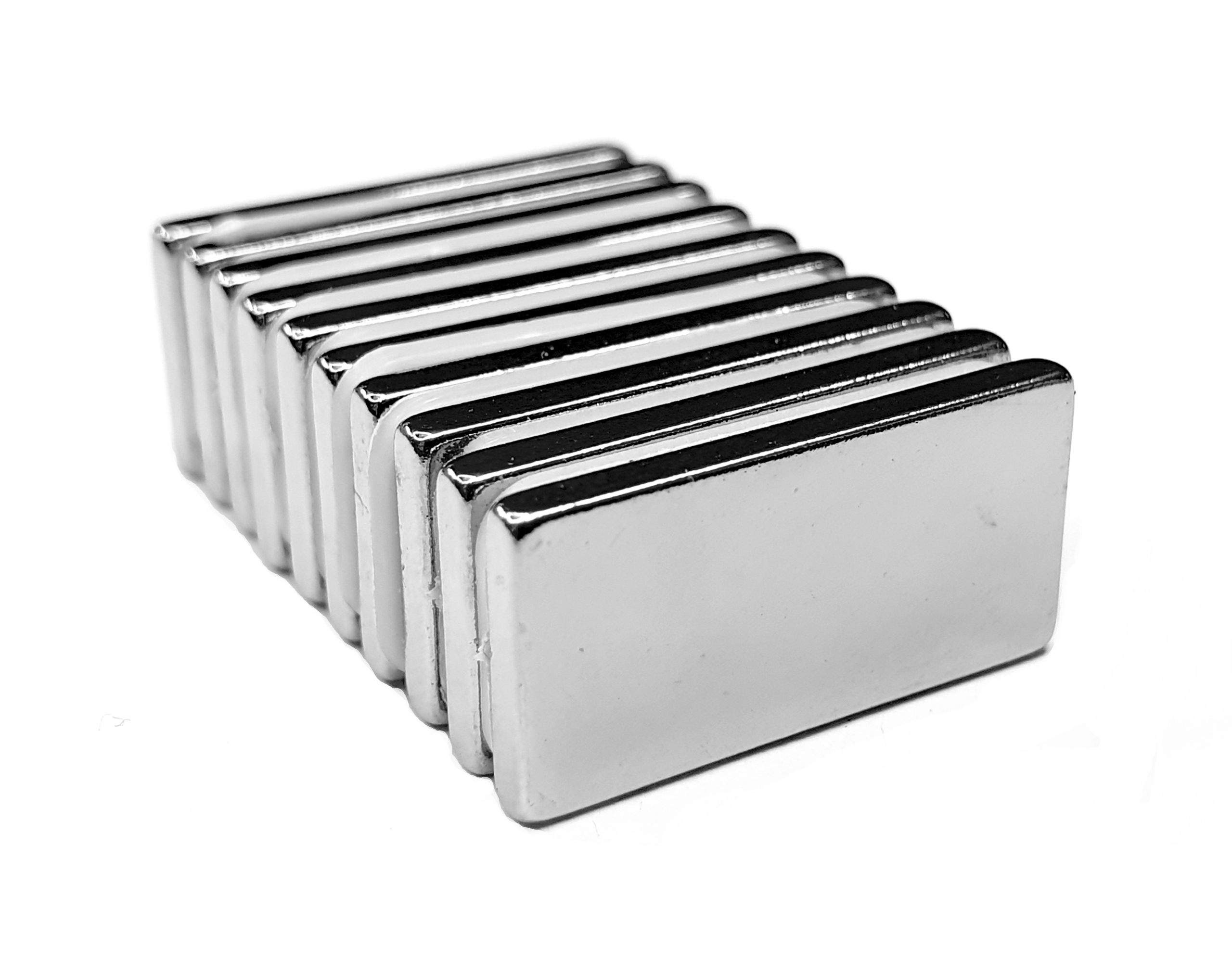 

Magnes Neodymowy Płytkowy 30x10x2 mm Mocny- 10 Szt