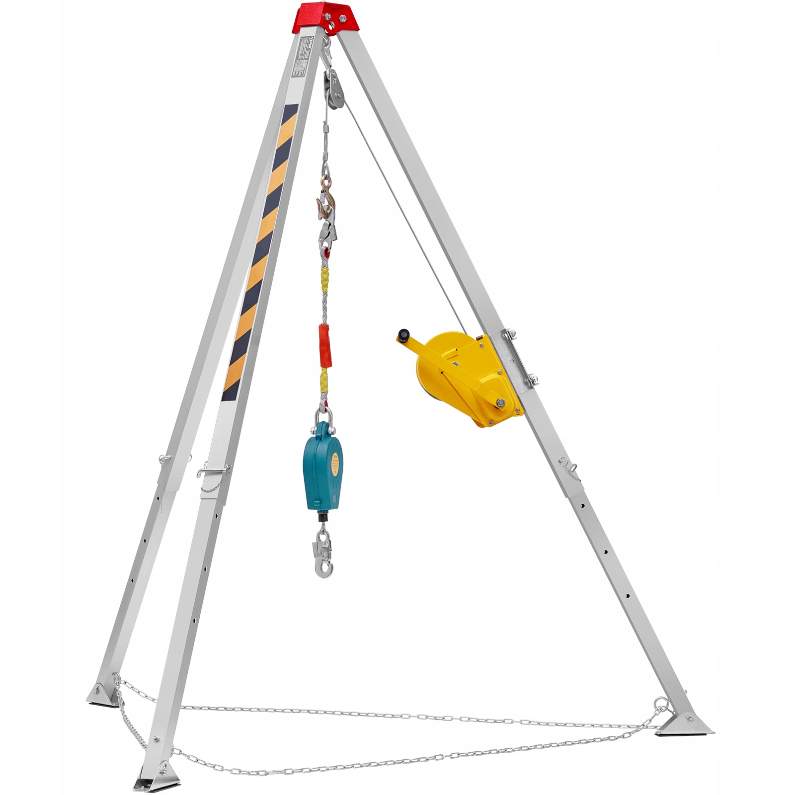 VEVOR Statyw Ratowniczy Z Wciągarką 2600LBS 1,6-2,45M Bez Zasilania Marka Vevor