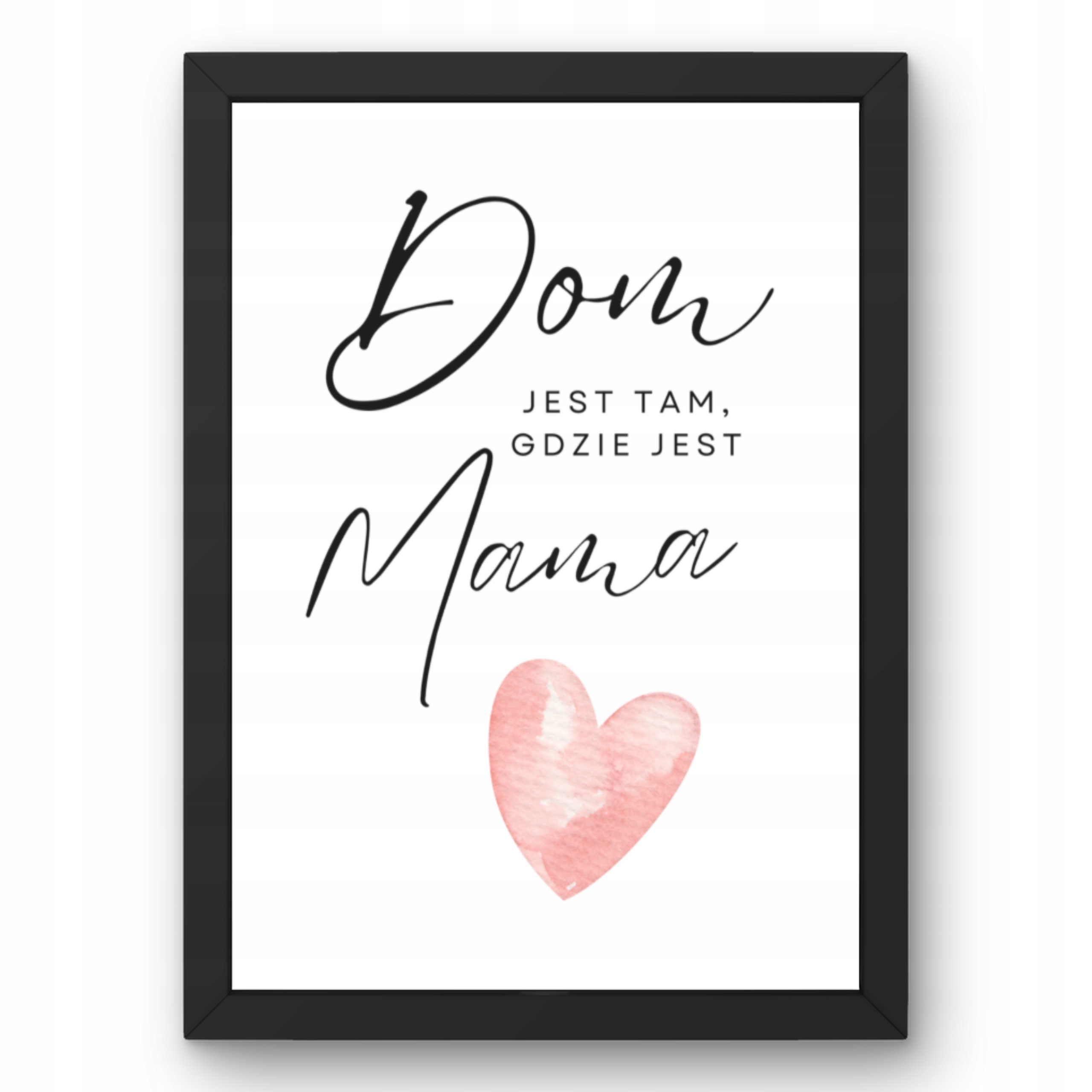 

Dla Mamy Obraz Do Salonu Plakat W Ramie A4