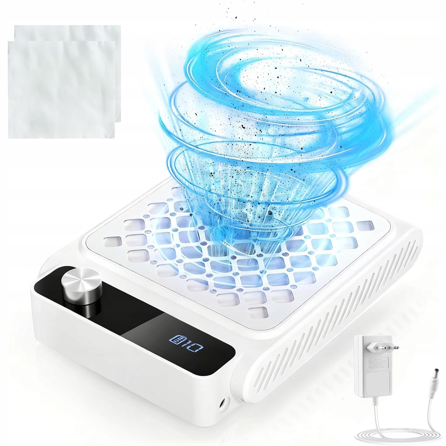 Odsávačka Prachu Na Nehty Bezsáčkový Manikúra 48W 10 Rychlostí 980PA