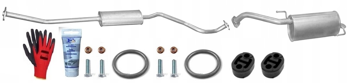 Nissan Note 1.4i 16V 65kW (od Roku 2009) sada Tlumičů Výfuku bonus