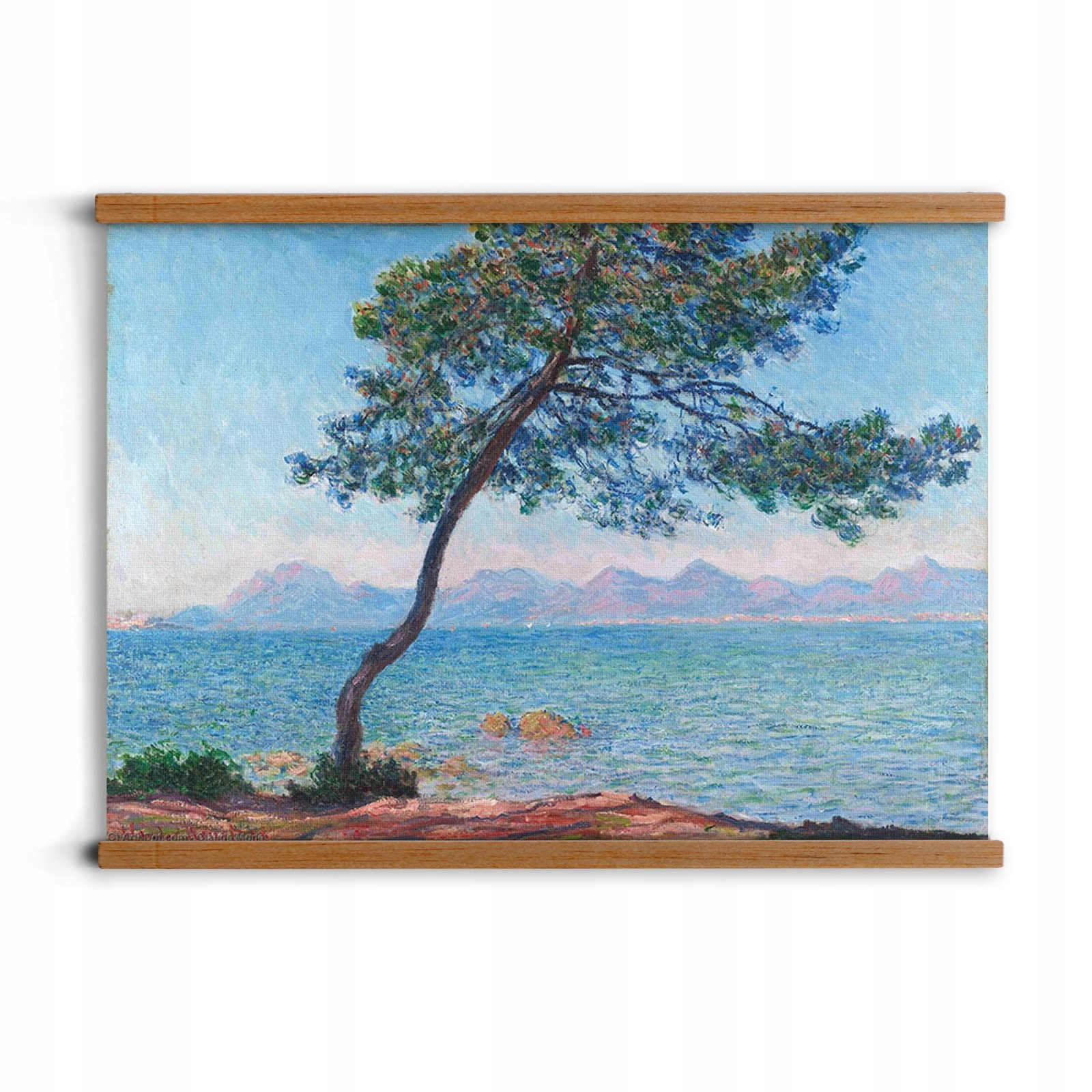

plakat z zawieszką A4 dekoracja Monet natura góry