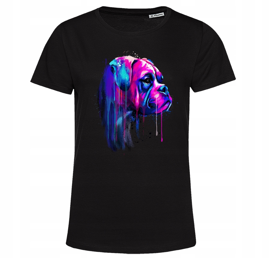 

Koszulka Bokser Boxer tshirt z psem Organic M
