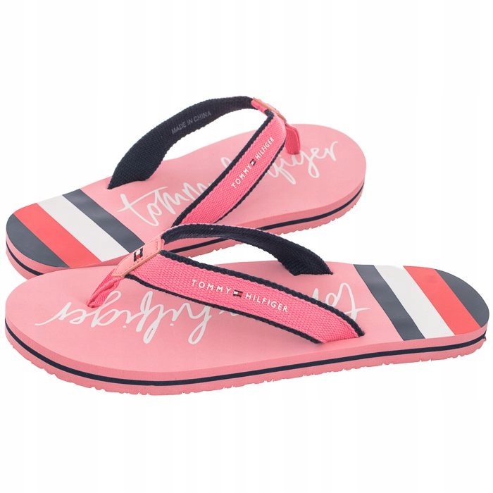 

Buty Damskie Japonki Tommy Hilfiger T3A0 Różowe