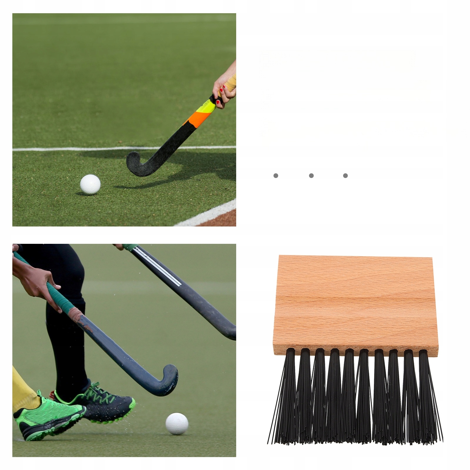 SZCZOTKA DO CZYSZCZENIA HOKEJÓW AKCESORIA DO SPORTÓW BEZBOŁKOWYCH Materiał inny