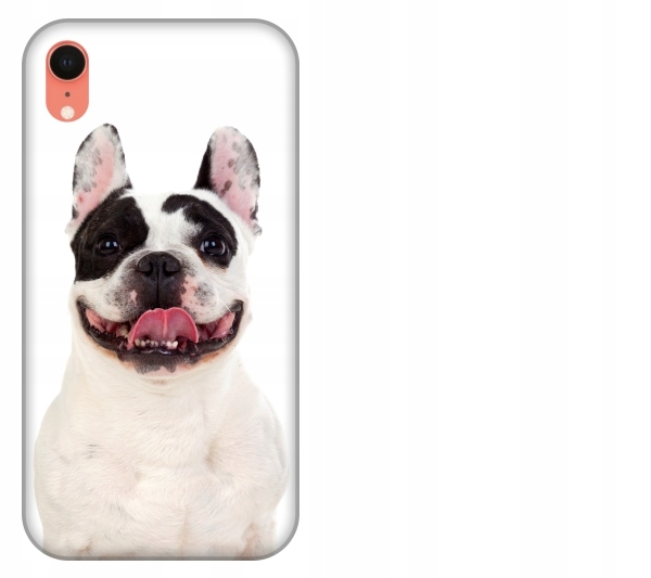 

Etui pokrowiec iPhone Xr Pies buldog francuski