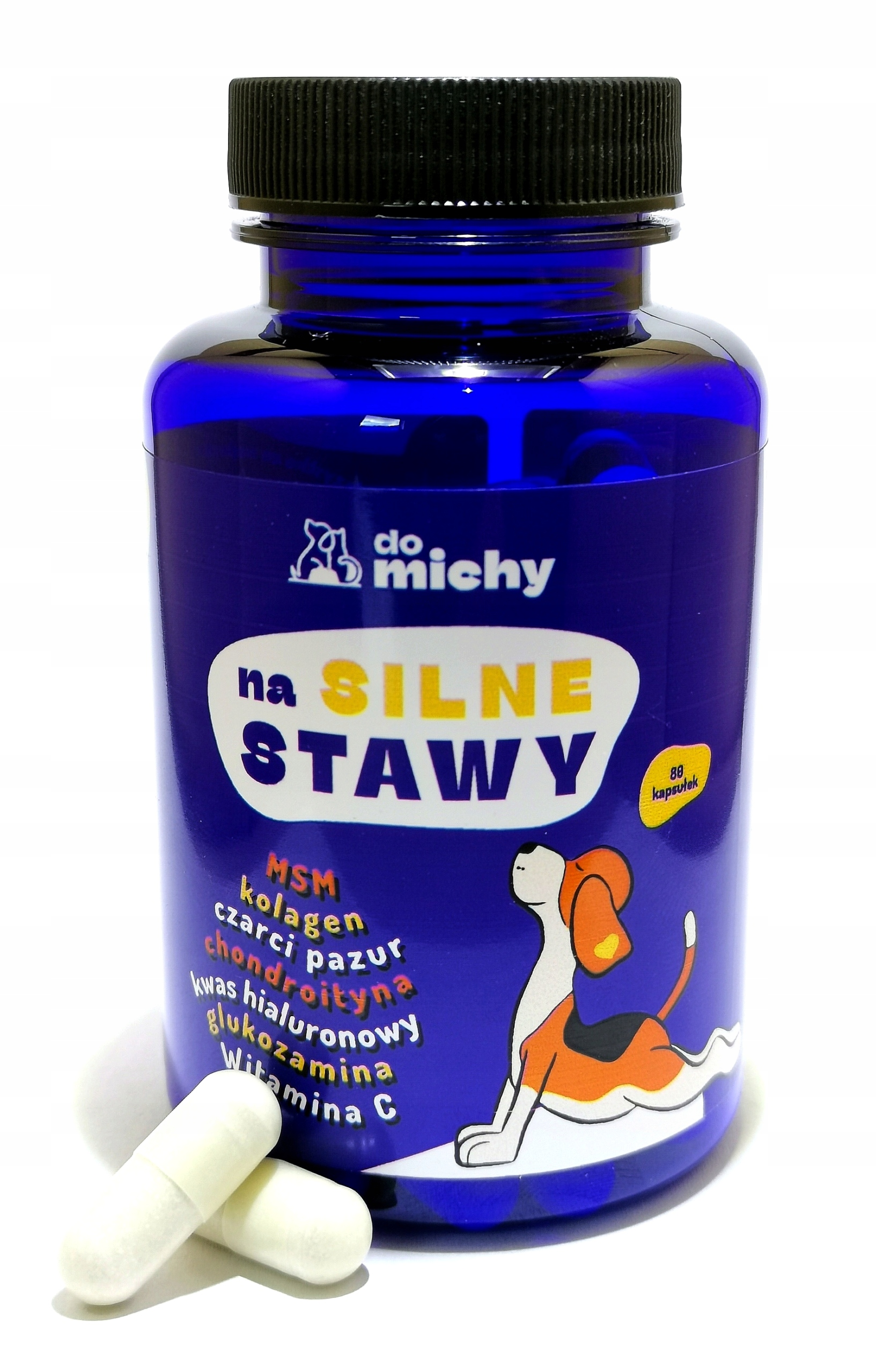 Levně Doplněk na silné klouby pro psa 80 tabletek kolagenu chondroitin Msm