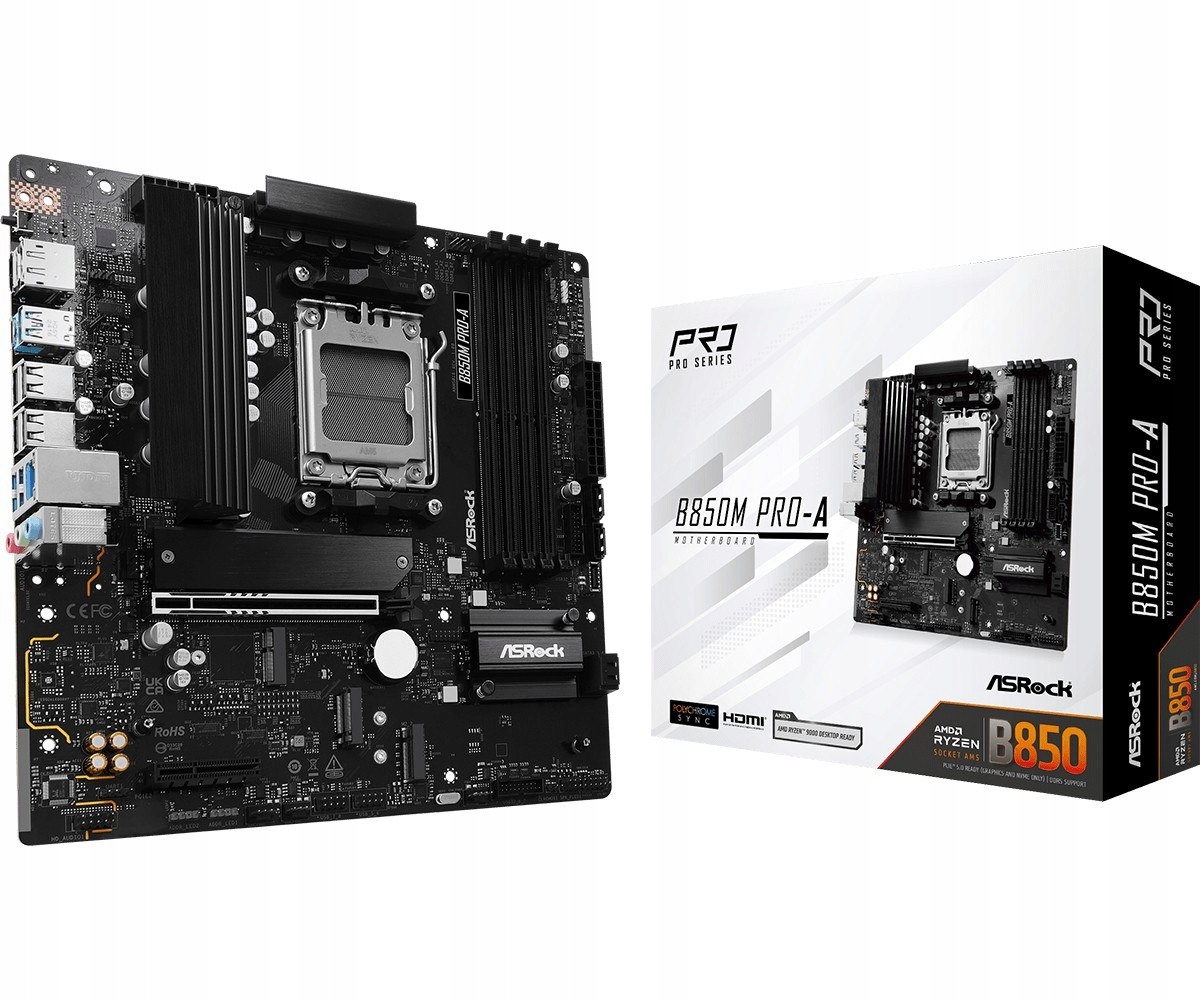 Základní deska B850M Pro-a AM5 4DDR5 M.2 Hdmi/dp mATX