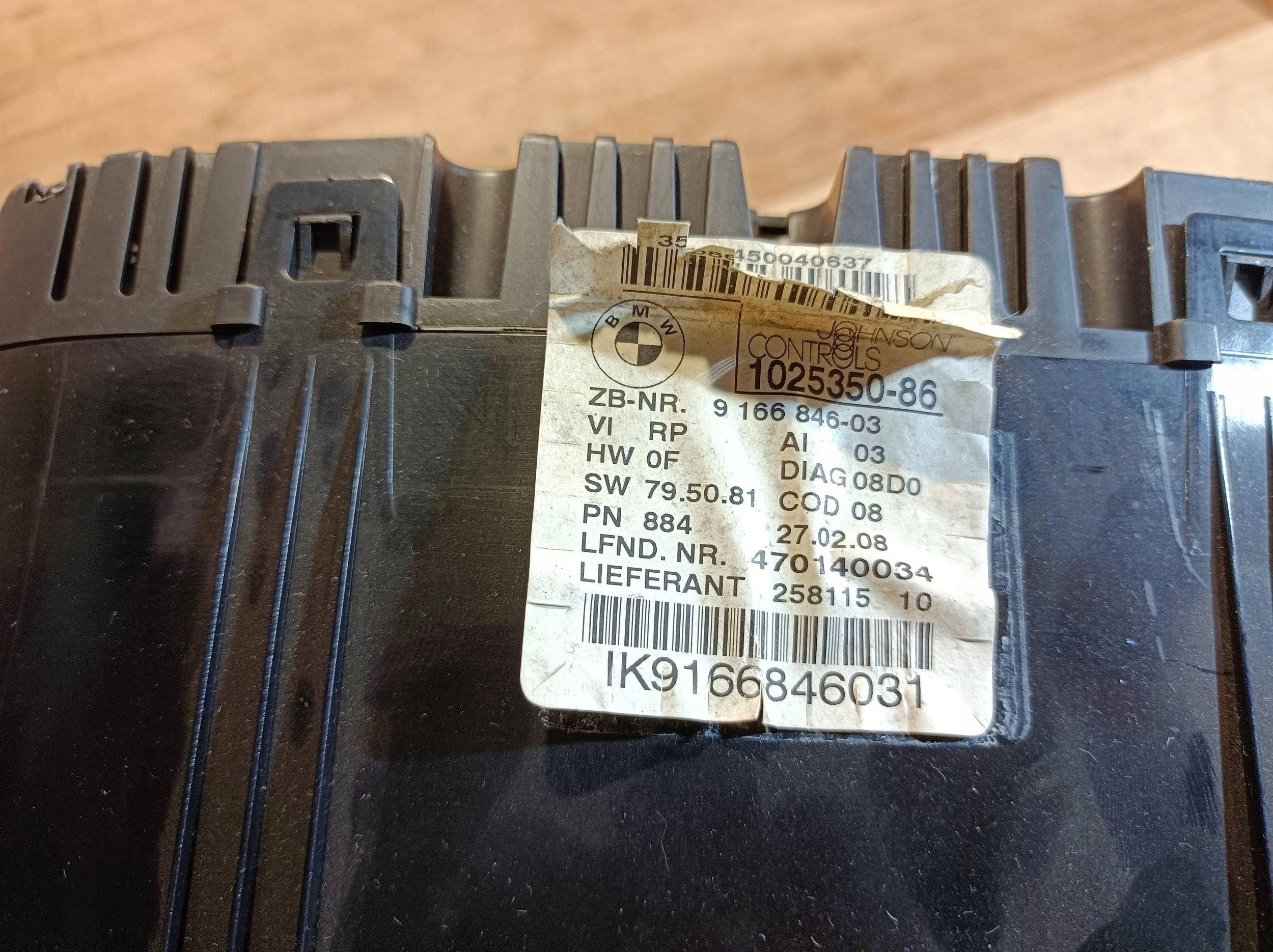 dials BMW 3 E90 E91 9166846 ang