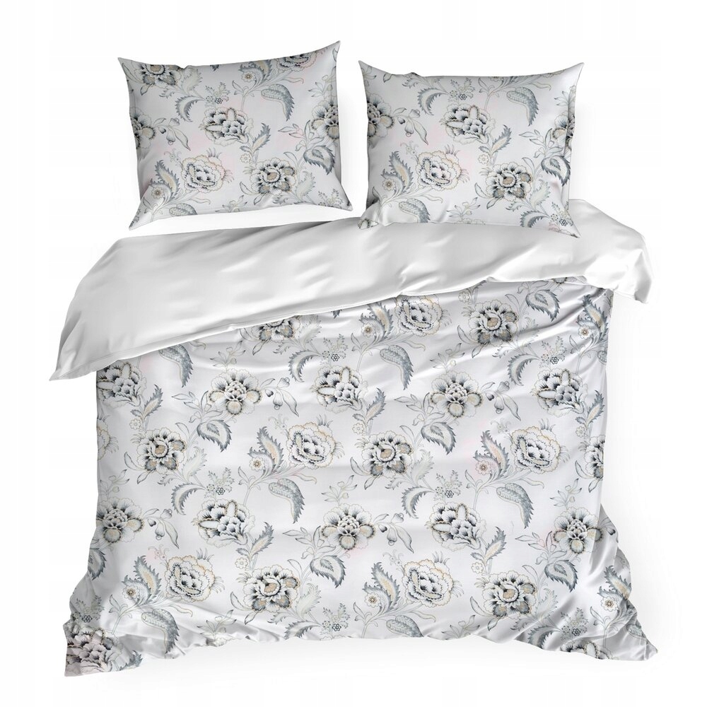 Povlečení Spring 160x200 Eurofirany modré, stylizované květy