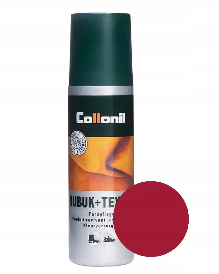 Czerwony renowator do zamszu, nubuku Collonil