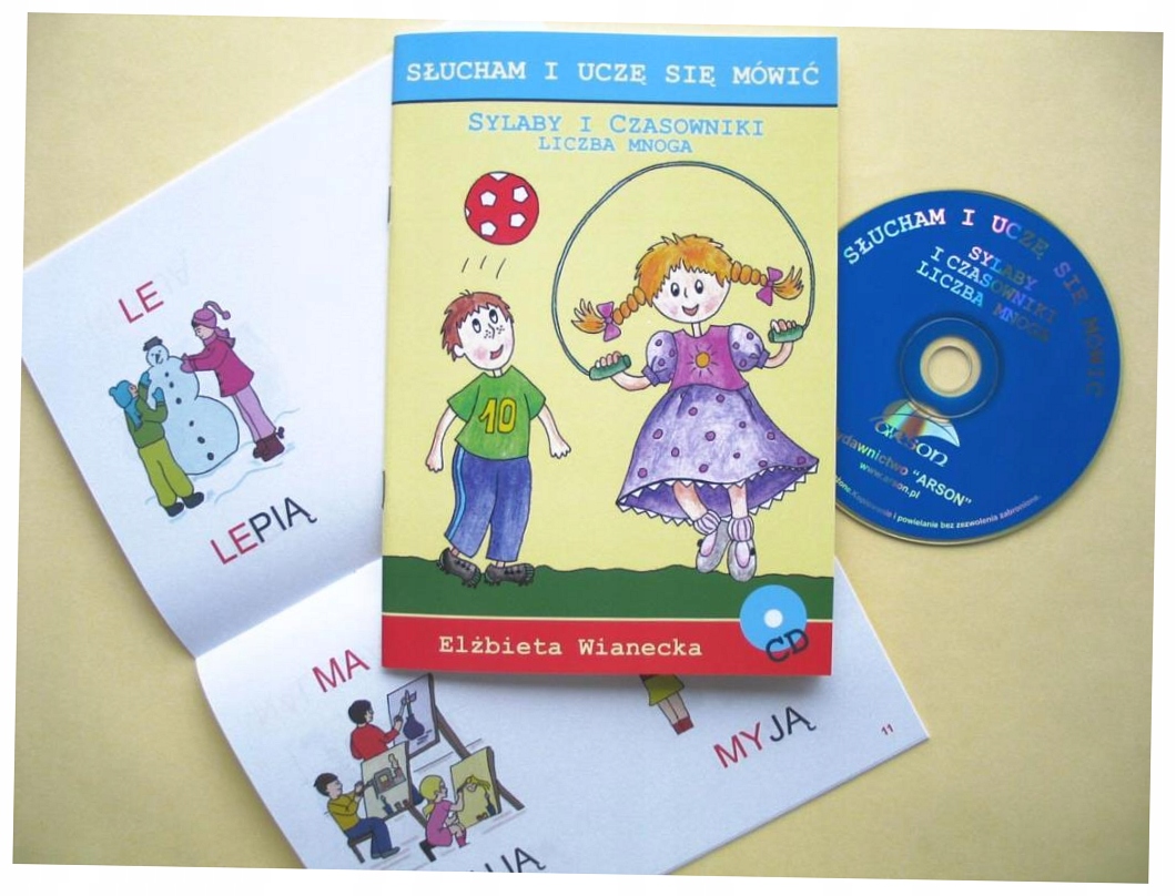 Sylaby i czasowniki. Słucham i uczę się mówić