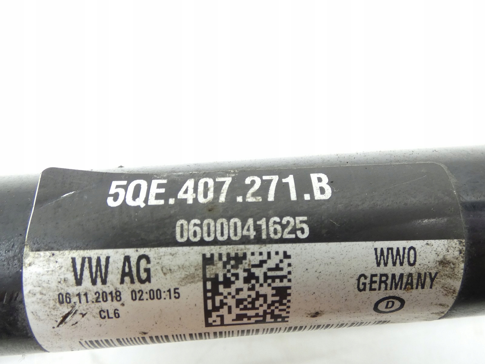 semi-axis left front left front VW E-GOLF VII 5QE407271B