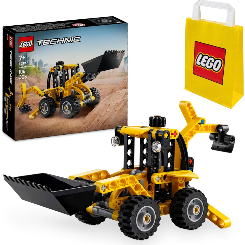Lego Technic Bagr-nakladač 42197 papírová taška Lego!