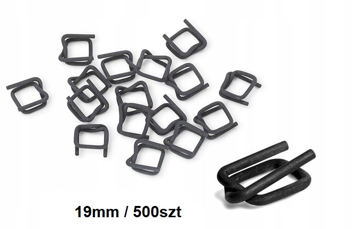 19 mm Drátěné Spony Fosforové Pro Pet Pásky, fosforované, 500 ks