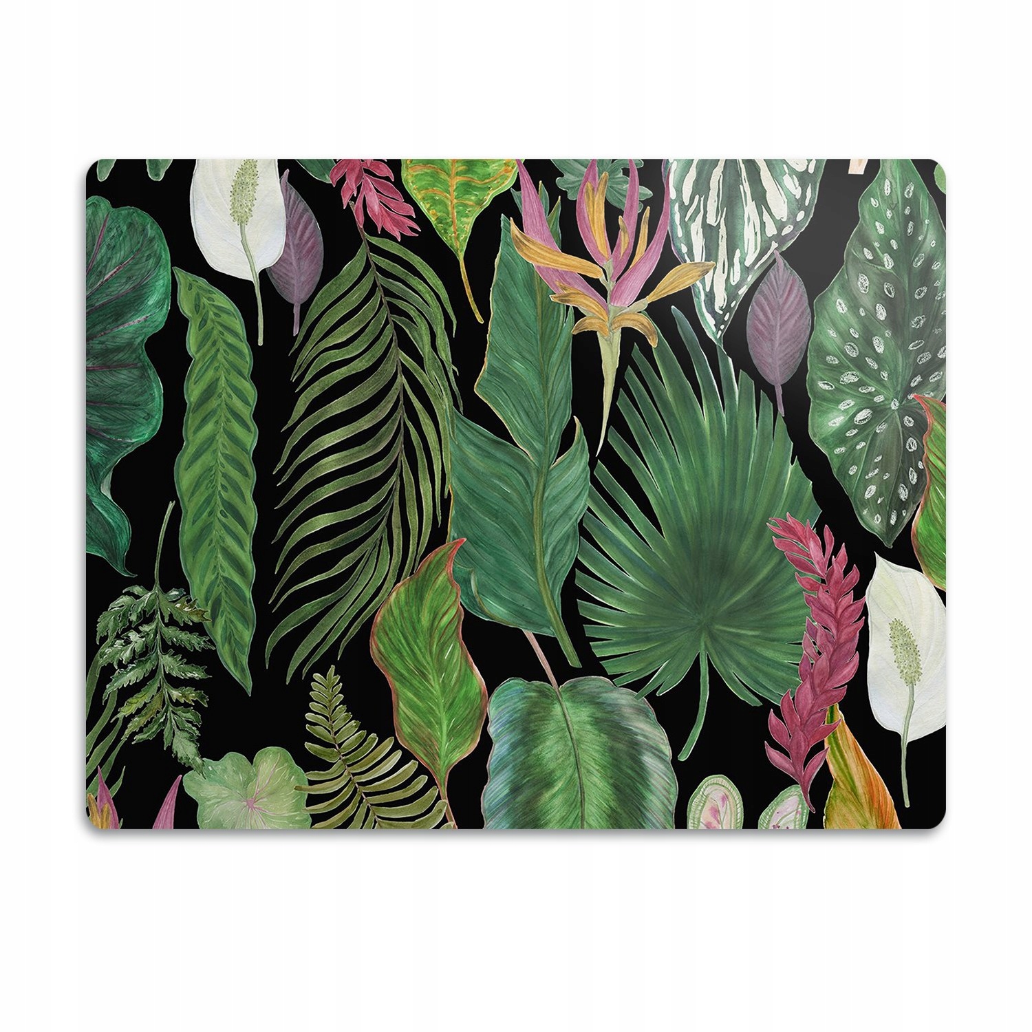 Levně Pro kočky podložka pod misky Tropické listy 60x40