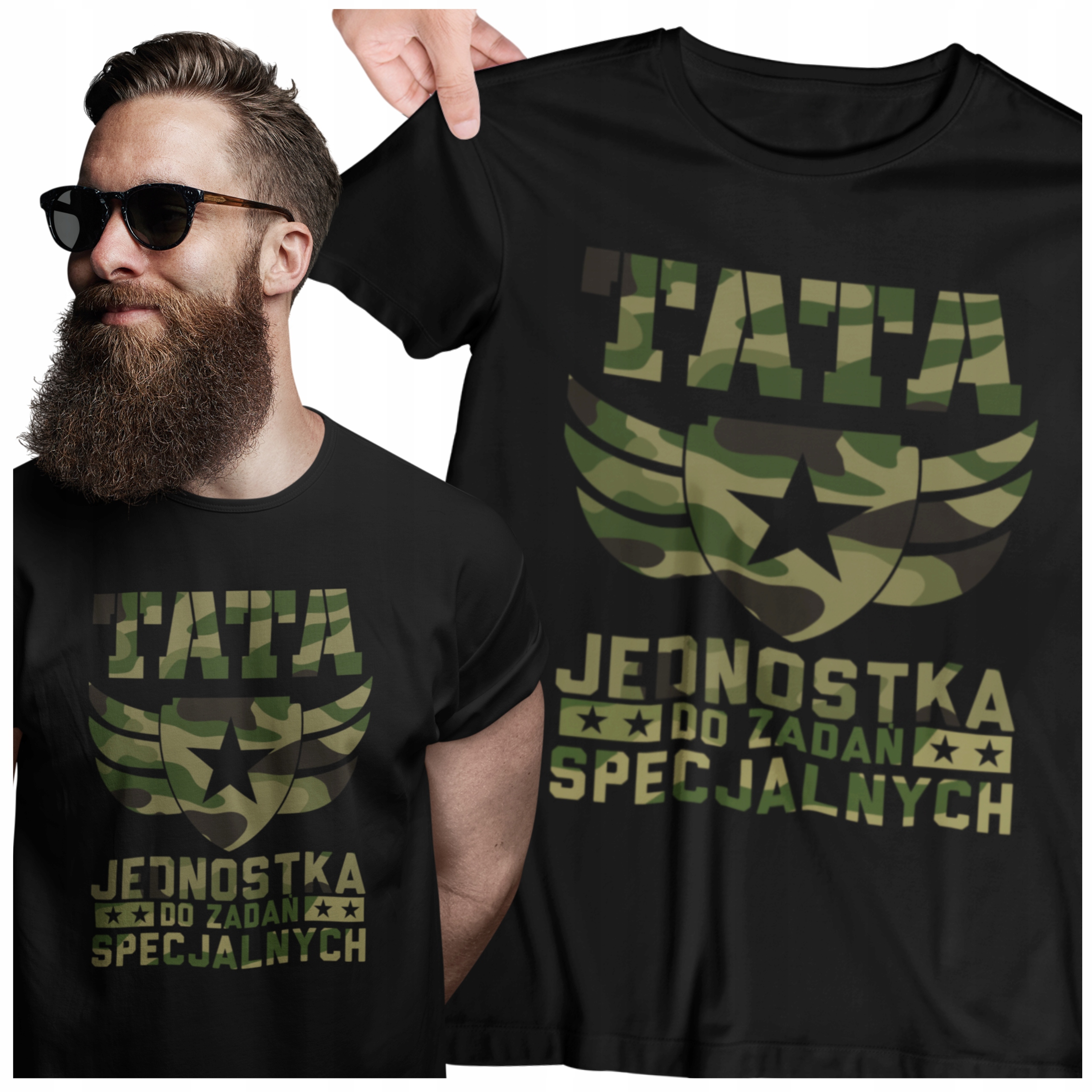 

Na Dzień Ojca Taty Koszulka Jednostka