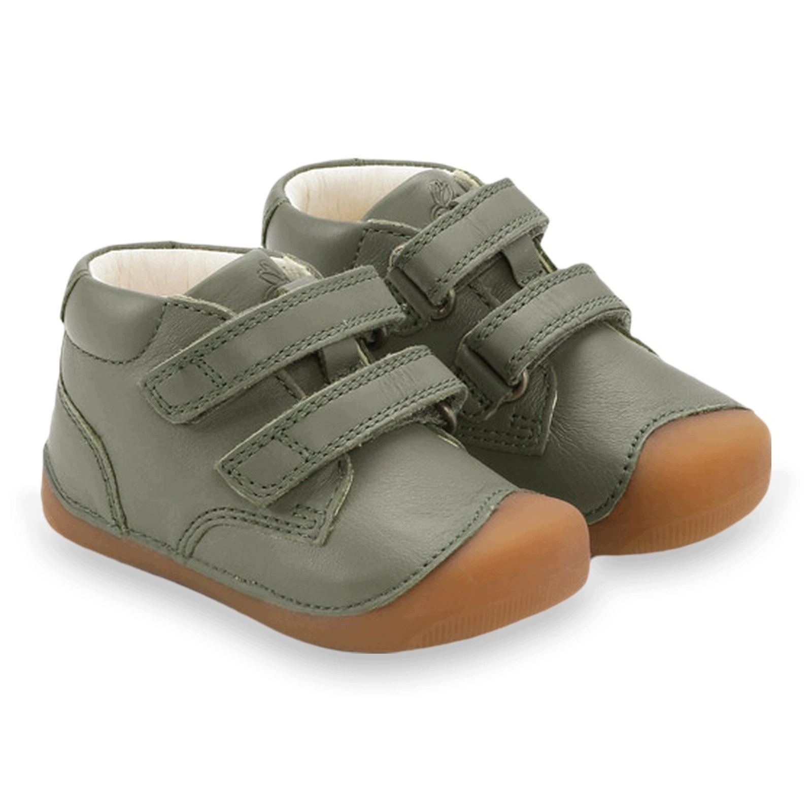 Buty barefoot lekkie dziecięce przejściowe na rzepy Bundgaard Petit Army 19