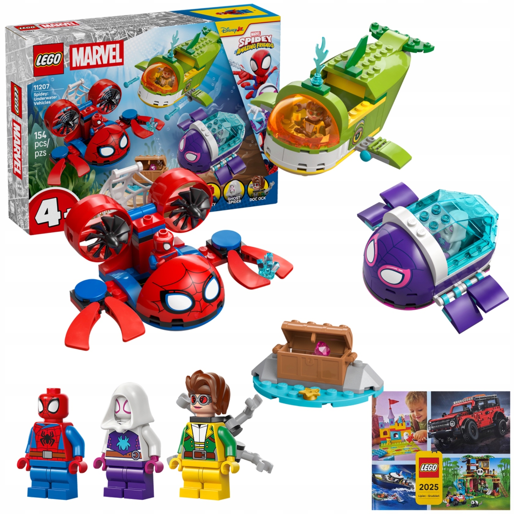Lego Marvel Heroes 11207 Spidey: podvodní vozidla