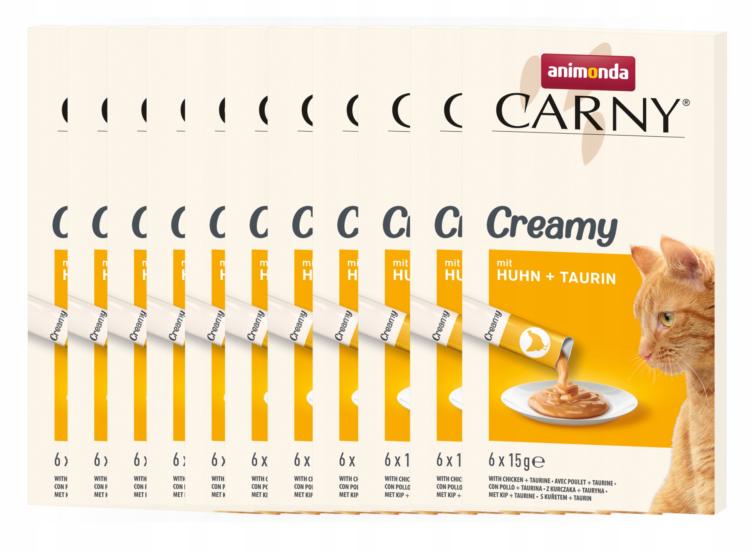 Animonda Kot Creamy 11 kusů, kuře 66 x 15 g