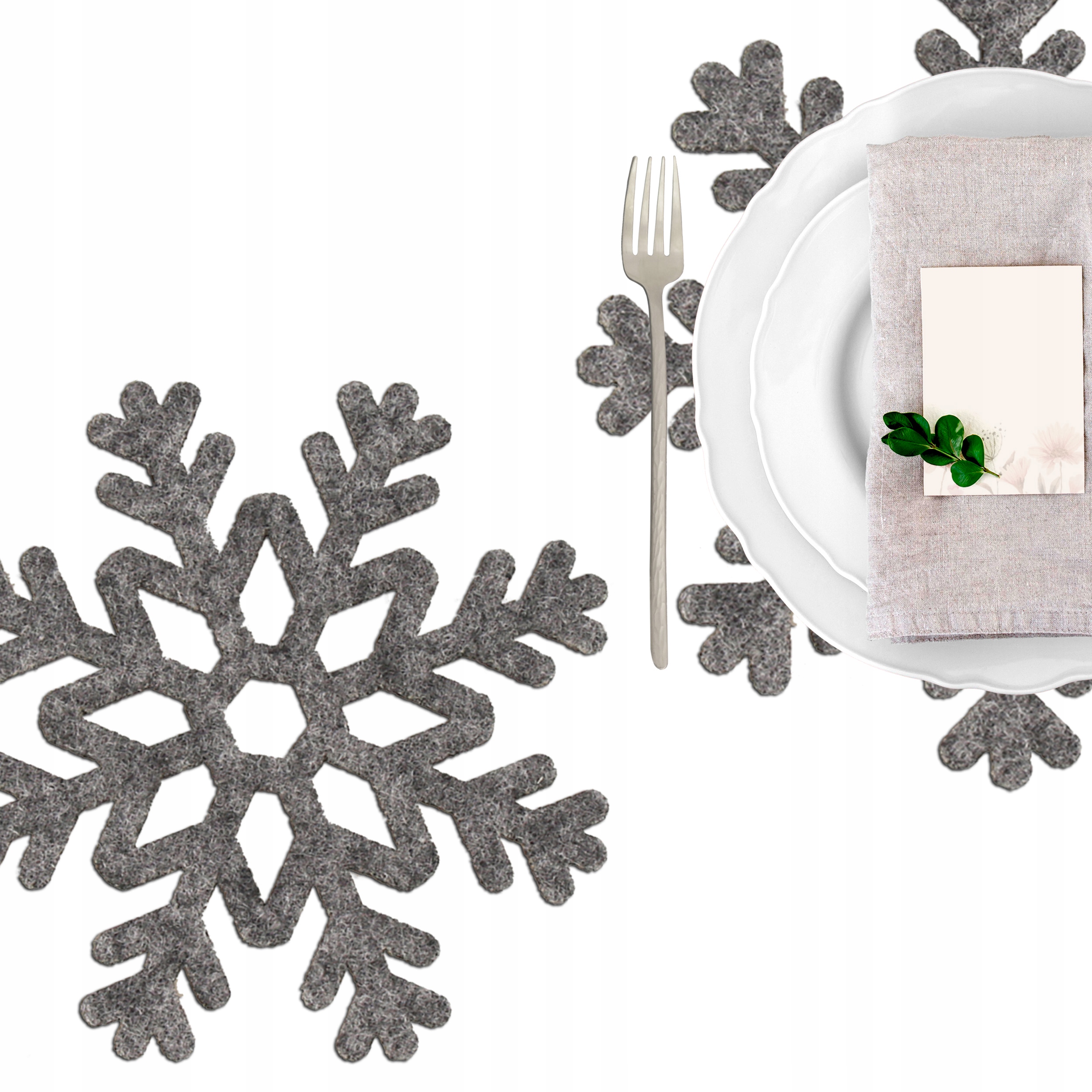 Podkładka pod talerz świąteczna FILC śnieżynk 38cm