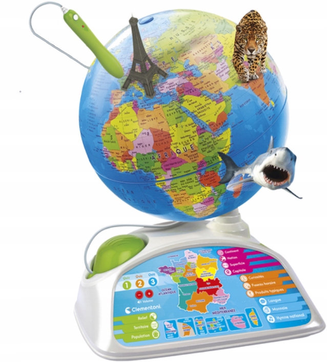 INTERAKTYWNY GLOBUS EDUGLOBUS KOSMOS CLEMENTONI 7+ Średnica 25 cm