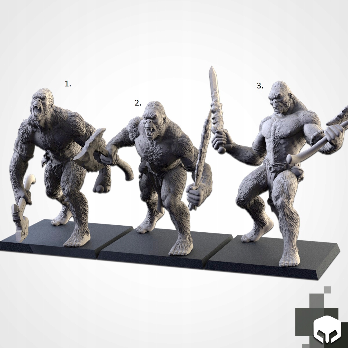 Zestaw 3 x Yeti| Warhammer Age of Sigmar System Warhammer Age of Sigmar