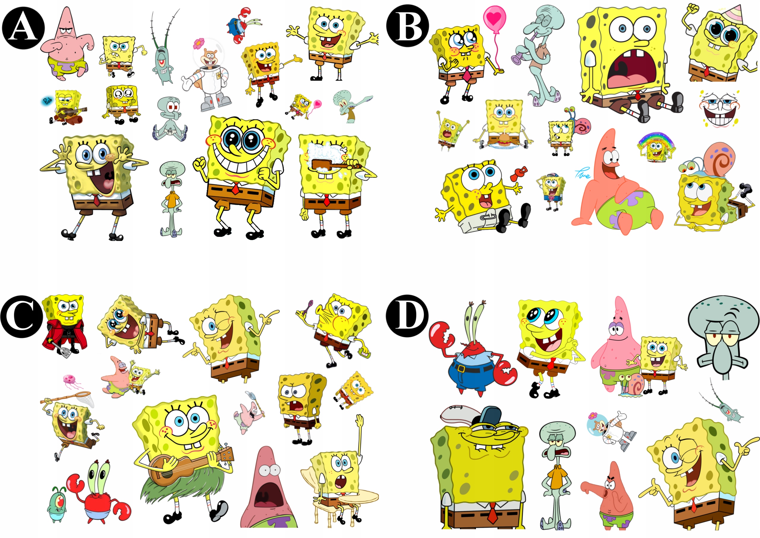 Tatuaże Zmywalne Dla Dzieci Spongebob Marka inny