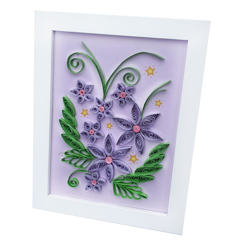 Sada na Quillingu Proužky Snové snění Diy Obrázek dárek pro babičku