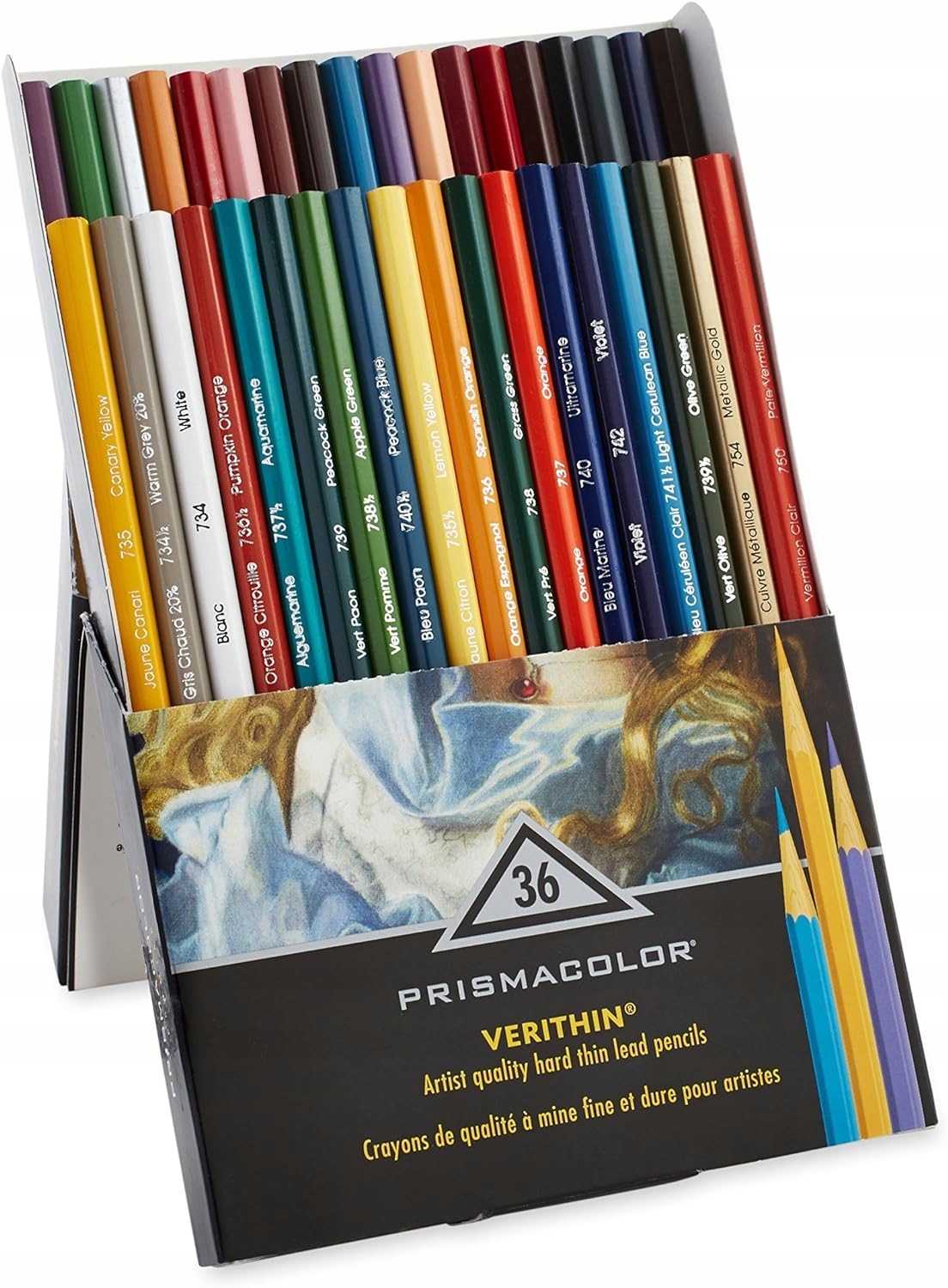 Prismacolor Premier Verithin pastelky 36 kusů tvrdé jádro