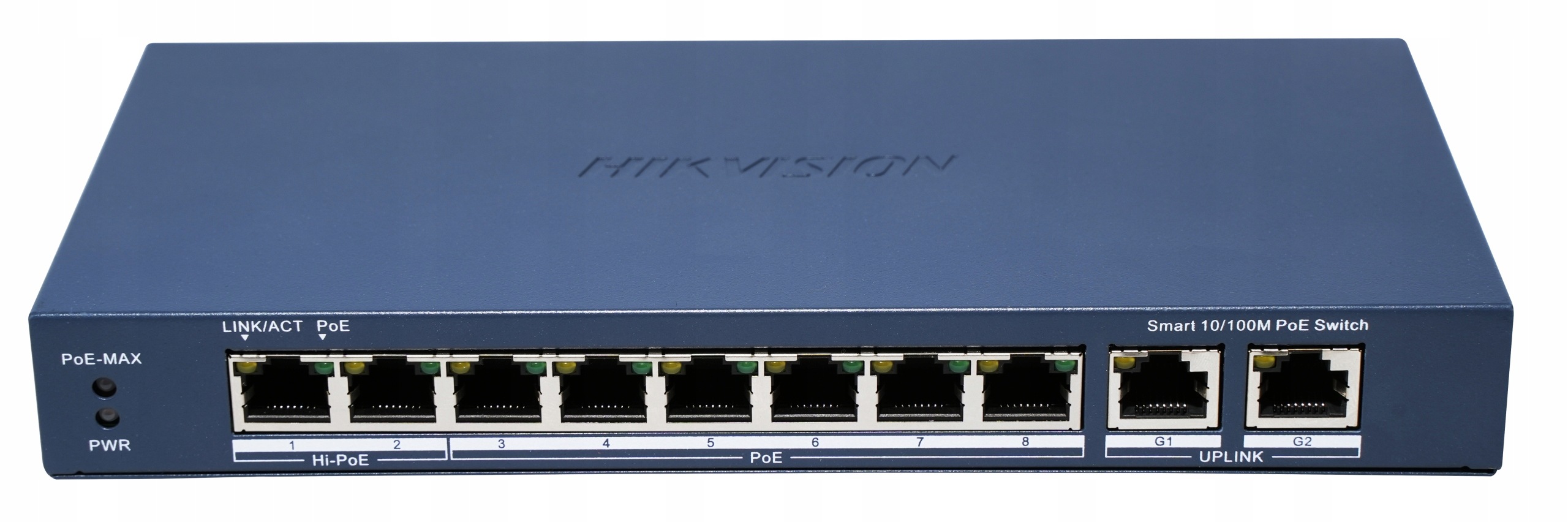 Switch PoE Hikvision DS-3E1310HP-EI 8-portový přepínač Smart Poe