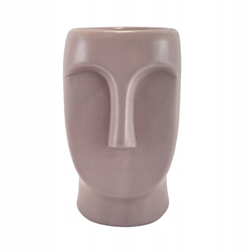 

Kominek Ceramiczny Twarz Różowy Róż
