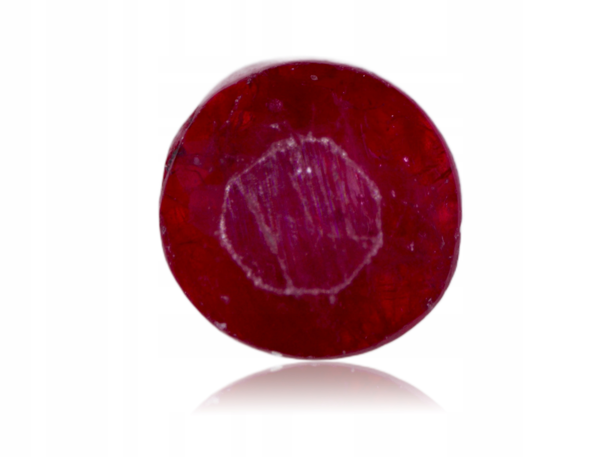 Rubín 0.24ct Kulatý Myanmar eCertifikát Wbd