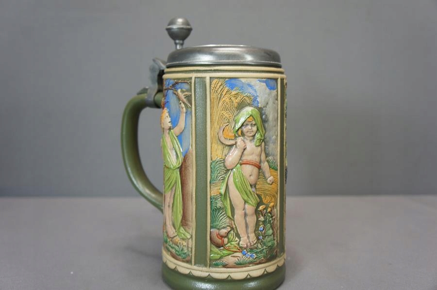 STARY KOLEKCJONERSKI KUFEL GERZ PORY ROKU