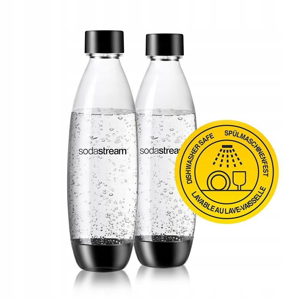 Butelki SodaStream Fuse 2x1L czarne do zmywarki Kod producenta 8719128112749