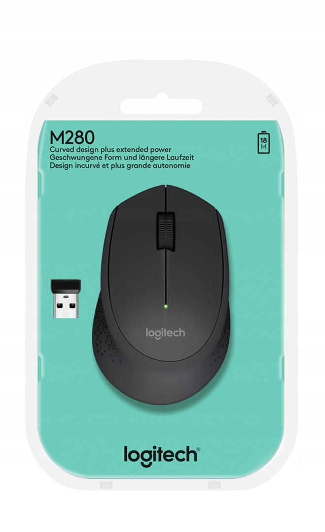 Myszka bezprzewodowa Logitech M280-Zdjęcie-0