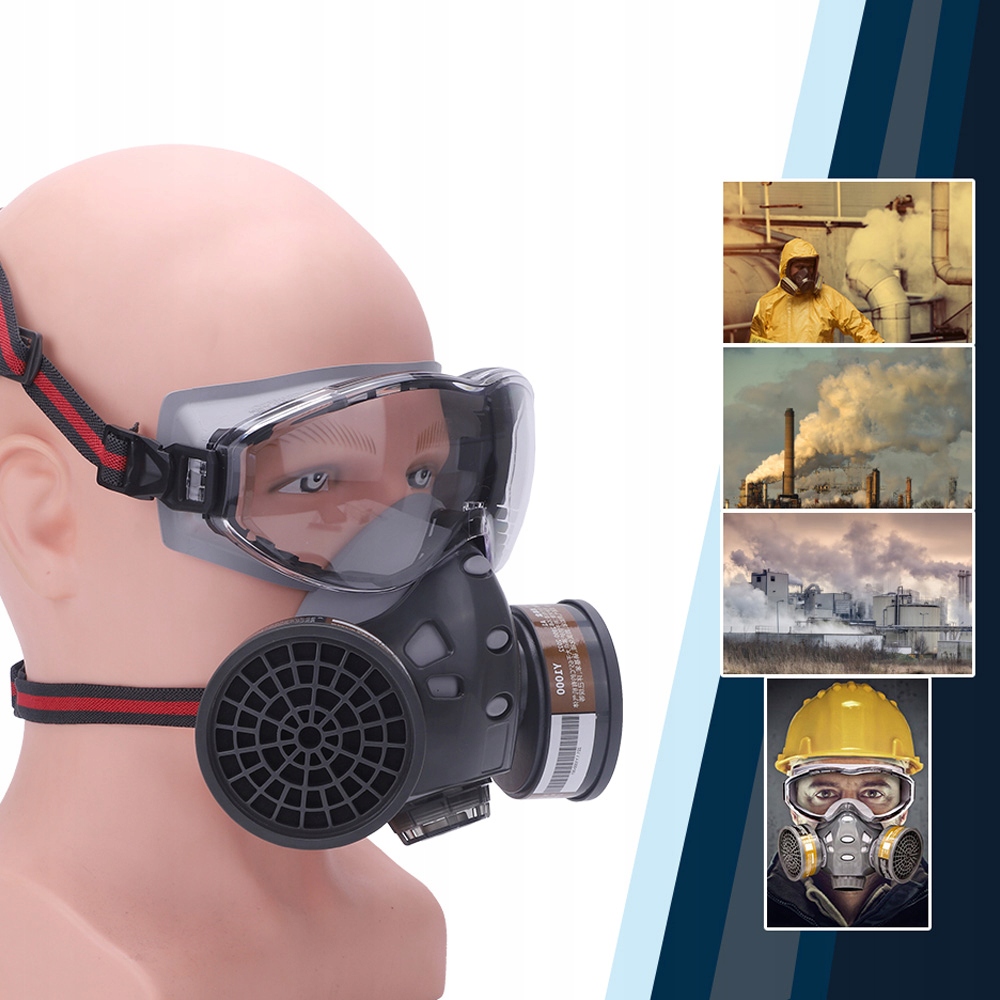 MASKA ODDECHOWA, MASKI PRZECIWPYŁOWE Z FILTREM DO MALOWANIA, ROZPYLANIA Marka inna