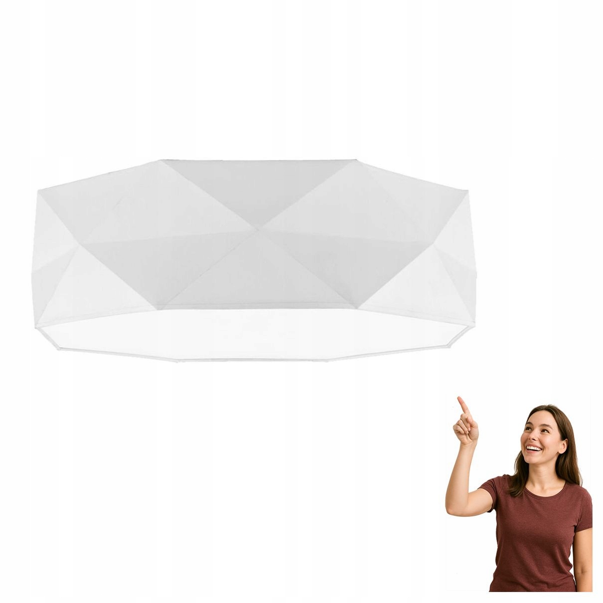 Stropná lampa Kantoor White 1565 Tk Lighting