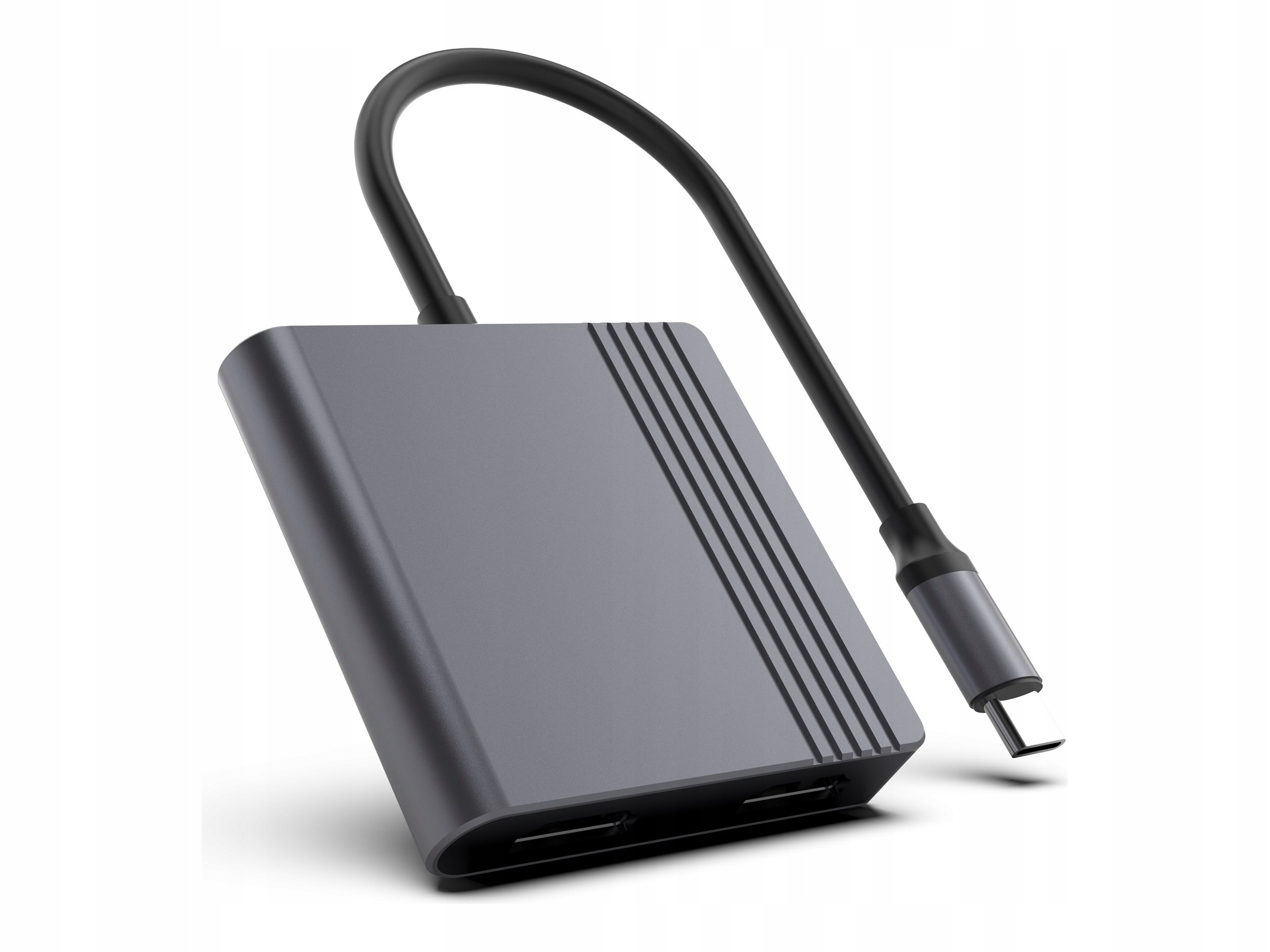 Adapter Usb-c do Hdmi i DisplayPort 4K 60Hz Gembird czarny