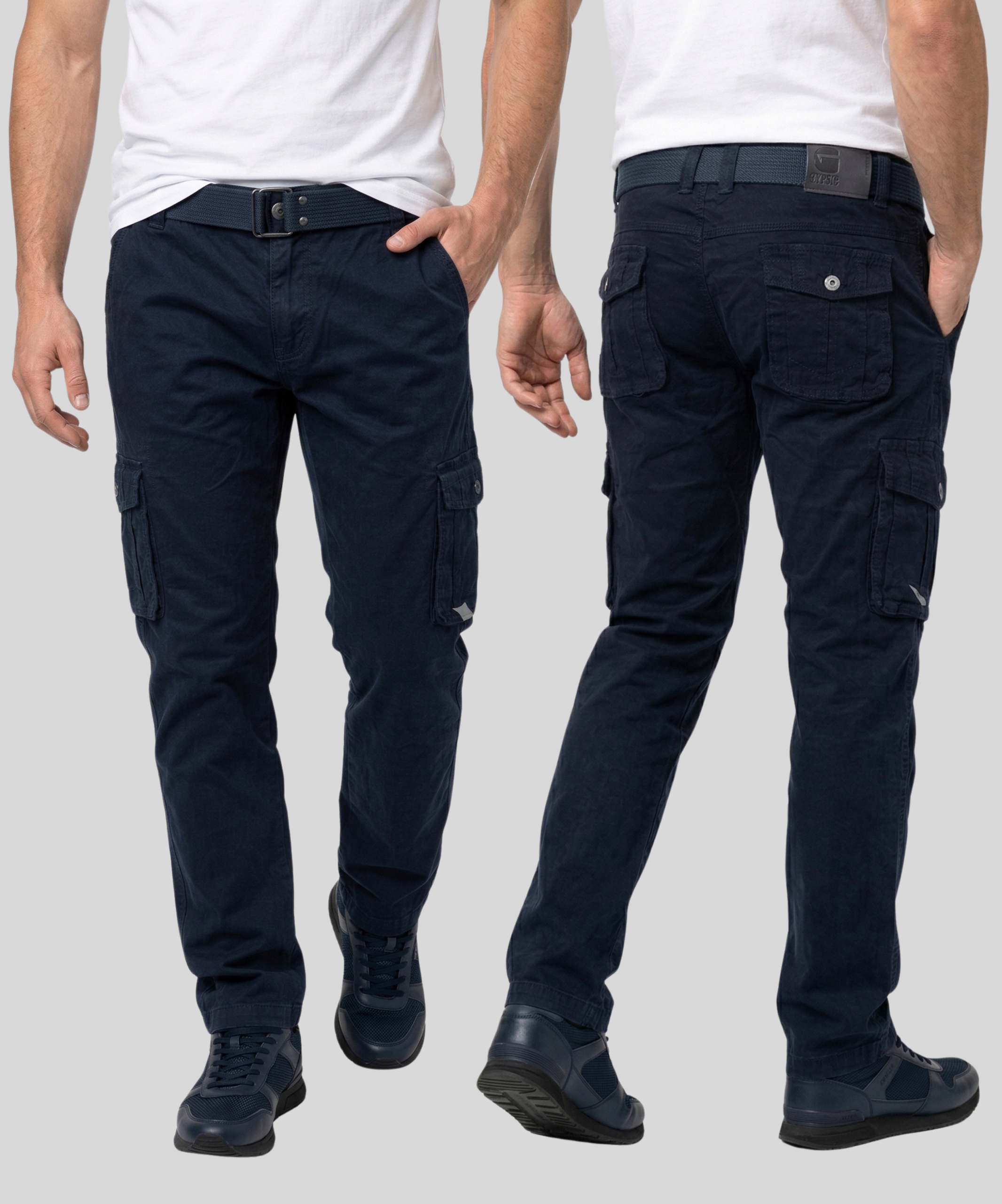 Spodnie męskie bojówki 100% Bawełna Prosty krój Klasyczne Pas 98-100 cm W38